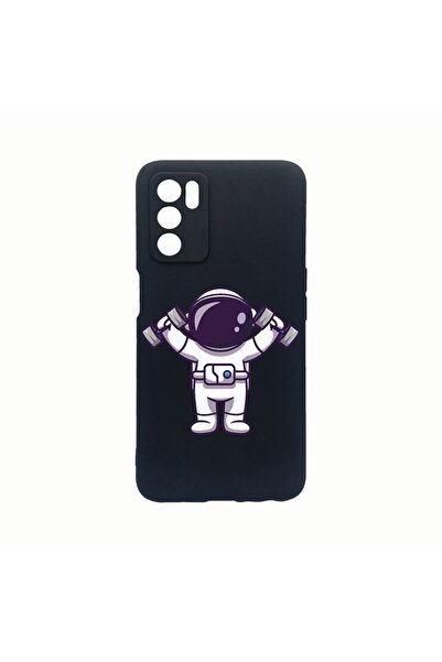 bestcase Silicone Case, Compatible with Oppo A16, Astronaut Gym, Wear-Resista...