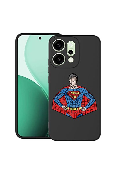 bestcase Θήκη για OPPO Reno14 5G με σχέδιο Σούπερμαν καλλιγραφίας, TPU Ματ Εξ...