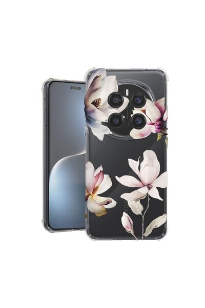 bestcase Αντικραδασμική Θήκη Συμβατή με Honor Magic7 Pro, Ανθικό Σχέδιο Μανόλ...