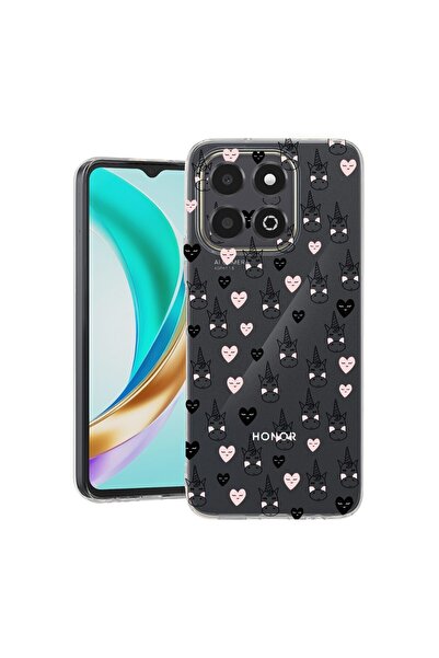 bestcase ¬Æ Husa Clear Slim Silicon Compatibila cu Honor X6c, Sweet Unicorns,...
