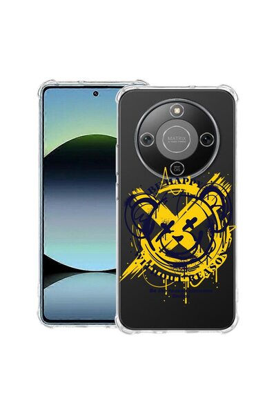 bestcase Husă Antișoc 1.5mm Compatibilă cu Honor Magic8 Lite, cu Design Ursul...