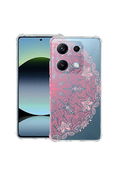 bestcase Αντικραδασμική Θήκη Συμβατή με OPPO A6 Pro, με Ροζ Σχέδιο Δαντέλας, ...