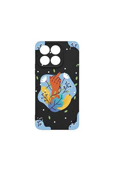 bestcase Husa BestCase¬Æ Slim SIlicon 0.8MM, Compatibila Cu Honor X6a, Flower...