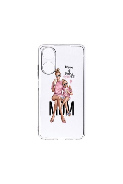 bestcase Clear Silicone Case 2MM, Compatible with OPPO A98 5G, Girl Mom Mama ...