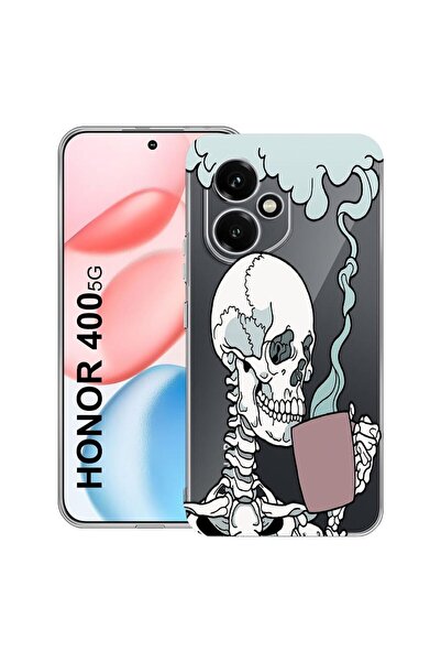 bestcase Διαφανής Θήκη Σιλικόνης για Honor 400, Σχέδιο Κρανίο, 2036423 T 252