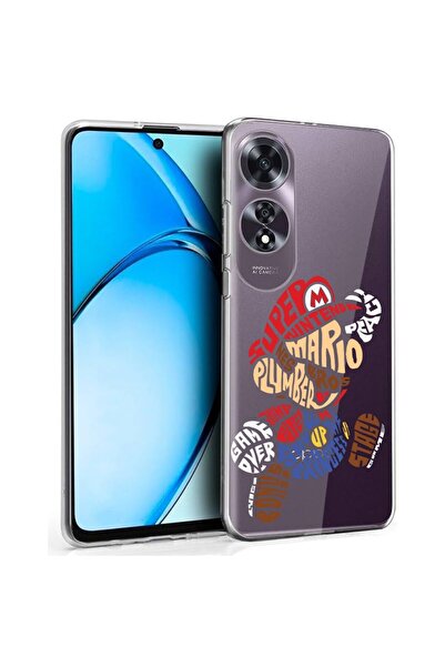 bestcase ¬Æ Husa pentru OPPO A60 4G, Clear Silicon 2MM, Calligraphy Super Mar...