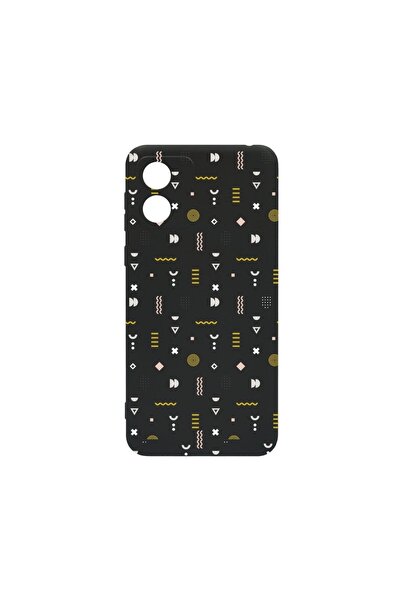 bestcase Λεπτή Θήκη Σιλικόνης 0.8MM, Συμβατή με Motorola Moto E14, Σύμβολα, Π...