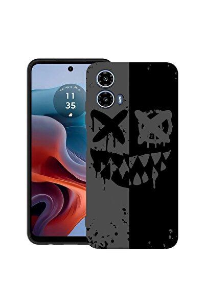 bestcase Θήκη για Motorola Moto G45 με σχέδιο Smiley, TPU Ματ Εξαιρετικά Λεπτ...