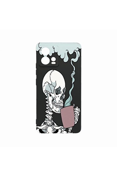 bestcase Калъф, съвместим с Motorola S30 Pro 5G, с дизайн на череп, устойчив ...
