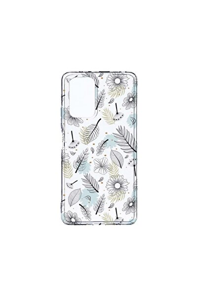bestcase Διαφανής Θήκη Σιλικόνης 2MM, Συμβατή με Motorola Moto G85, Λουλούδια...