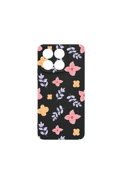 bestcase Husa BestCase¬Æ Slim SIlicon 0.8MM, Compatibila Cu Honor X6a, Flower...