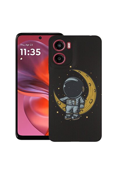bestcase ¬Æ Husa pentru Motorola Moto E15 / Moto G05, Astronaut on Moon, Slim...