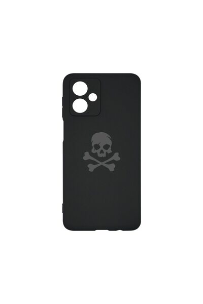 bestcase Калъф за Motorola Moto G55, BestCase® Тънък силиконов 0.8ММ, Череп, ...