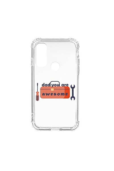 bestcase Husa Anti Shock Silicon Compatibila cu Motorola Moto E40, Awesome Da...