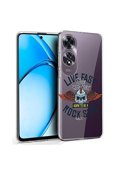 bestcase ¬Æ Husa pentru OPPO A60 4G, Clear Silicon 2MM, Rock Star, Antisoc, P...