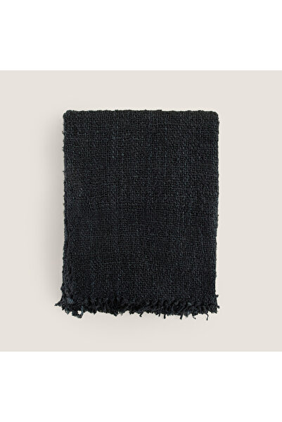 Chakra Galla Sofa Shawl Marine Blue