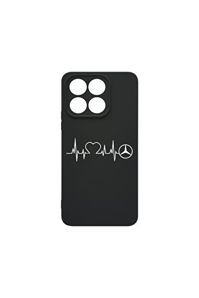 bestcase Тънък премиум силиконов калъф 1.2ММ, съвместим с Honor X8a, Обичам М...