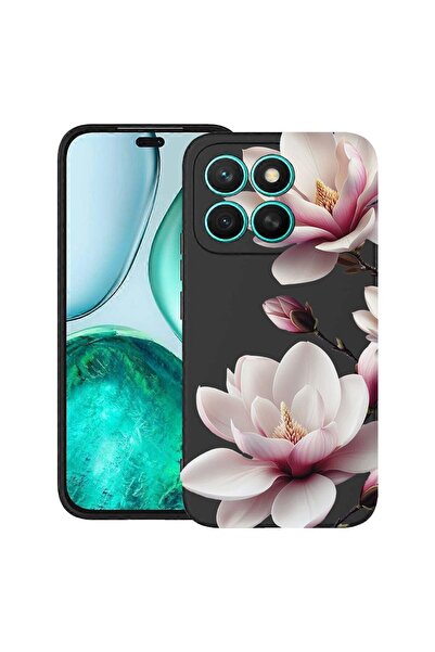 bestcase ¬Æ Husa TPU Ultra Slim Compatibila cu Honor X6b, Floral - Pink Magno...
