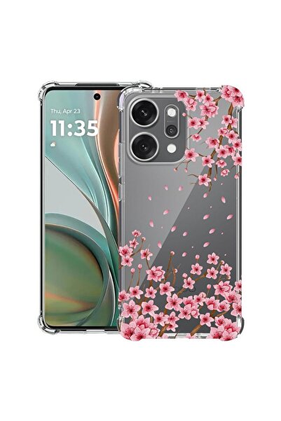 bestcase ¬Æ Husa Anti Shock Compatibila cu OPPO Reno14 F / FS, Floral - Pink ...
