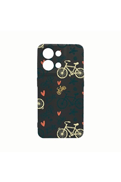 bestcase Husa Silicon, Compatibila cu Oppo Reno8 Pro, Bike Love, Rezistenta l...