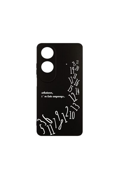 bestcase Slim SIlicon 0.8MM Case, Compatible with OPPO A60, I'm Late Always, ...