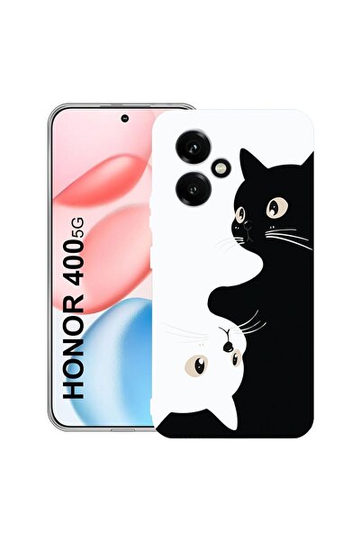 bestcase ¬Æ Husa Anti Shock Compatibila cu Honor 400, Black&White Cats, 20411...