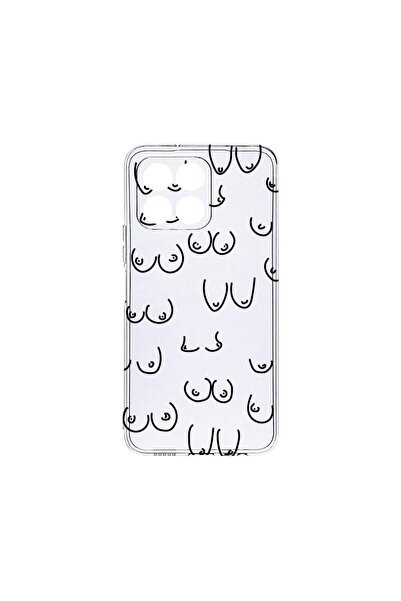 bestcase Husa BestCase¬Æ Clear Silicon, Compatibila Cu Honor X8 5G, Boobs Pat...