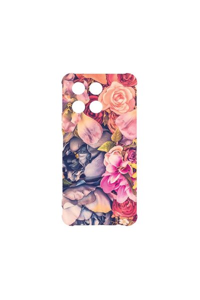 bestcase Αντικραδασμική Θήκη 1.5MM, Συμβατή με Honor X6a, Φλοράλ, Αντικραδασμ...