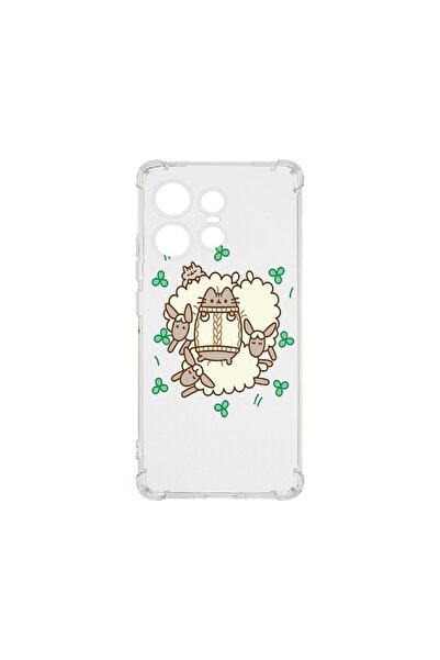 bestcase Противоударен калъф 1.5ММ, съвместим с Motorola Edge 50 Pro, Зайчета...