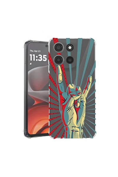 bestcase ¬Æ Husa Anti Shock Compatibila cu Motorola Edge 60 Neo, Rock Festiva...