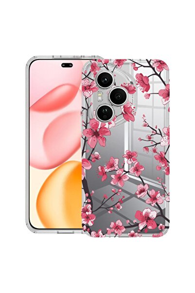 bestcase ¬Æ Husa Anti Shock Compatibila cu Honor 400 Pro, Floral - Cherry Blo...