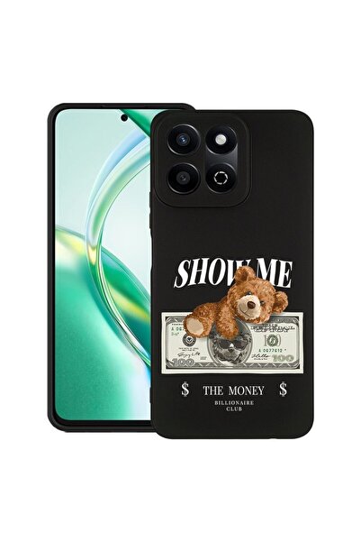 bestcase Husă pentru Honor 200 Smart, Silicon subțire, Ursuleț de pluș arată-...