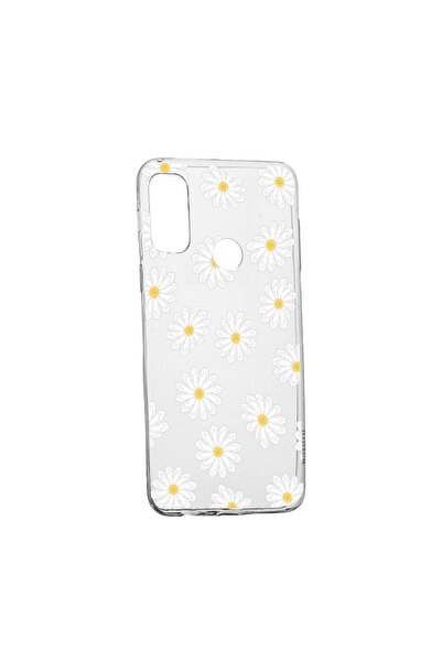 bestcase Husa Silicon Happy Flowers, Compatibila Cu Motorola Moto E40, rezist...