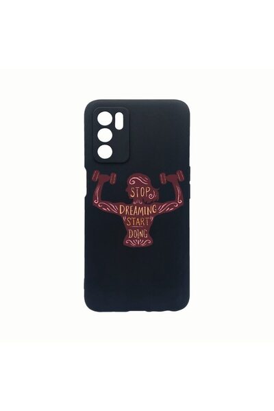 bestcase Husa Silicon, Compatibila cu Oppo A16s, Stop Dreaming Start Doing, R...