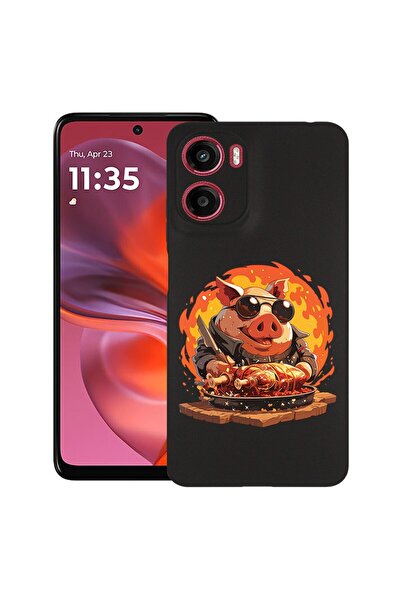 bestcase Θήκη για Motorola Moto E15 / Moto G05, Pig's Life, Λεπτή σιλικόνη 0....