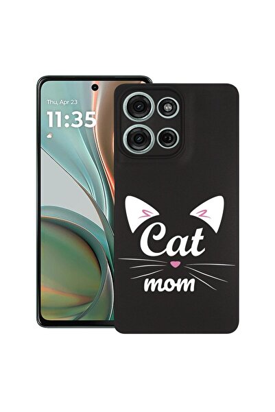bestcase ¬Æ Husa pentru Motorola Moto G Play (2025) cu Design Cat Mom, TPU Ma...
