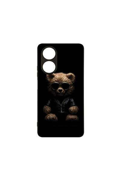 bestcase Калъф MaxSafe, съвместим с OPPO A78 4G, дизайн с мече, HD цветове, п...