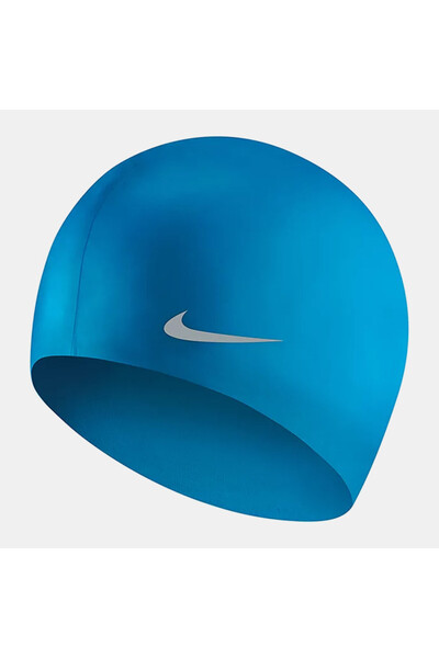 Nike Swim Youth Solid Silicone 12-Pack Youth Cap Photo 2026 Summer Blue Swimm...