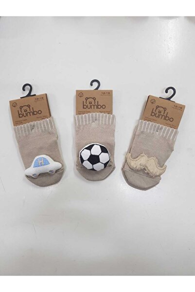 Baby by Bumbo 3-Pack of Non-Slip Baby Socks with Accessories