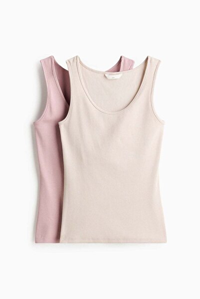 H&M MAMA 2-pack nursing vest tops