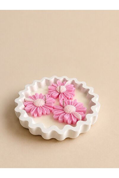 OEM Scented soy wax candle, daisy pattern, handmade, 225 g