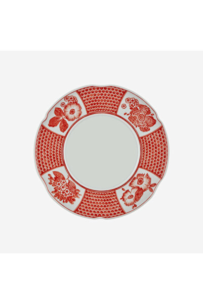 Vista Alegre Coralina by Oscar De La Renta Orange Porcelain Cake Plate 17 cm
