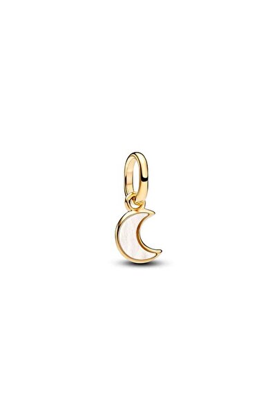 Pandora Beyaz Hilal Mini Sallantılı Charm