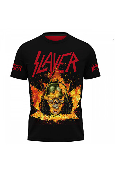 OEM Tricou barbati Slayer , maneca scurta multicolor H008
