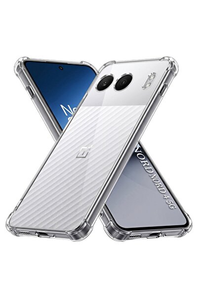Techsuit Husă pentru OnePlus Nord 4, din silicon transparent, rezistentă la ș...