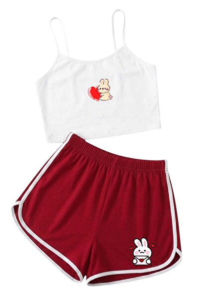 PEMBİŞ HOMEWEAR Natural Pamuk süprem crop basic