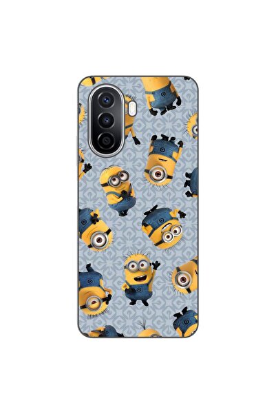 OEM Θήκη συμβατή με Huawei Nova Y70 από Σιλικόνη Gel TPU με σχέδιο Minions