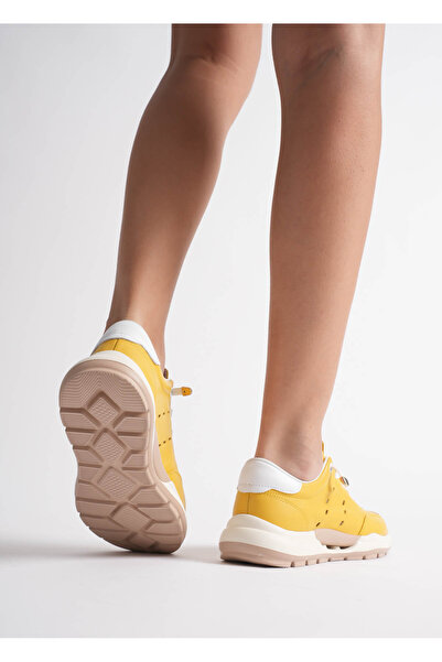 MRCALVANO Kadın Deri sneaker
