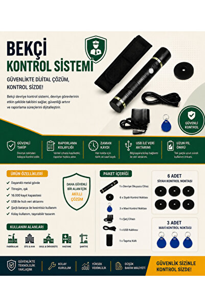 Bekçi Devriye Kontrol Sistemi Set