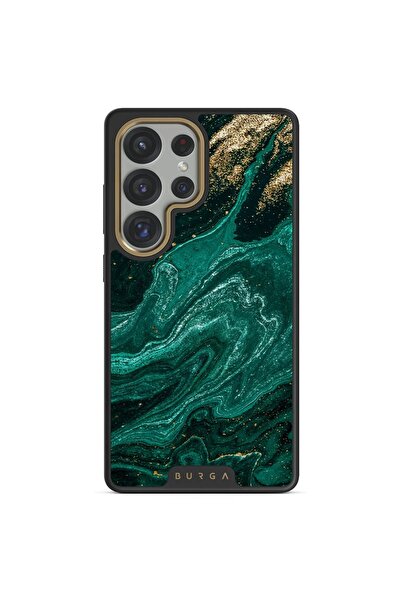 BURGA Husa Elite Gold Emerald Pool pro Samsung Galaxy S25 Ultra